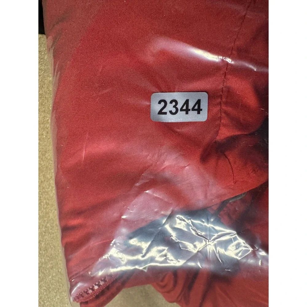 Reebok NFL San Francisco 49ers Windbreaker Jacket Red Mens L Full Zip Vintage